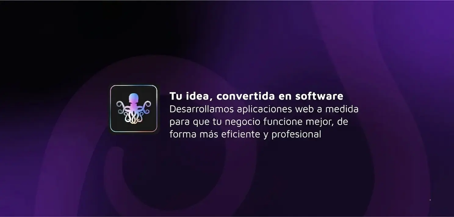 Desarrollo personalizado de software y apps web | Octopus
